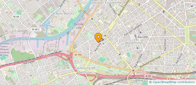 localisation de l'entreprise CEP ENGAGEMENT à LILLE