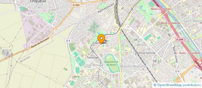 localisation de l'entreprise CEP'EXTRAS  REIMS