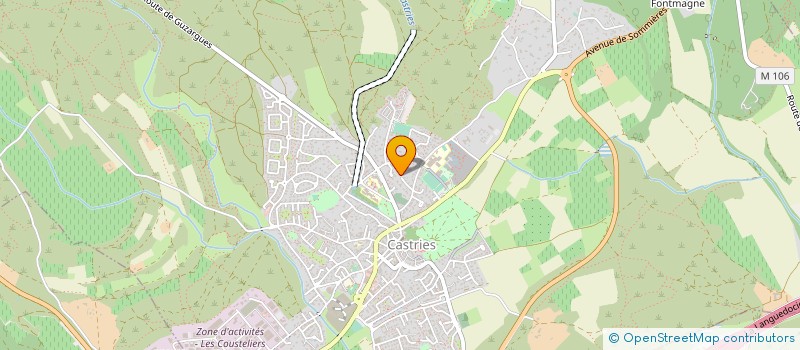 localisation de l'entreprise CEP FOYER RURAL  CASTRIES