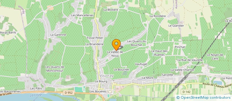 localisation de l'entreprise CEP PAPI à VOUVRAY