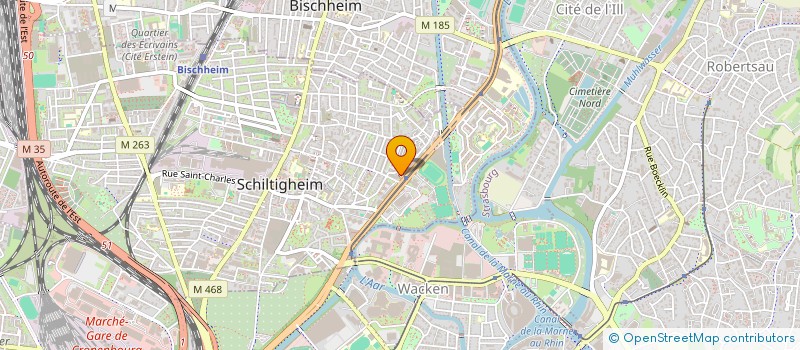 localisation de l'entreprise CEP PROTECTION  SCHILTIGHEIM