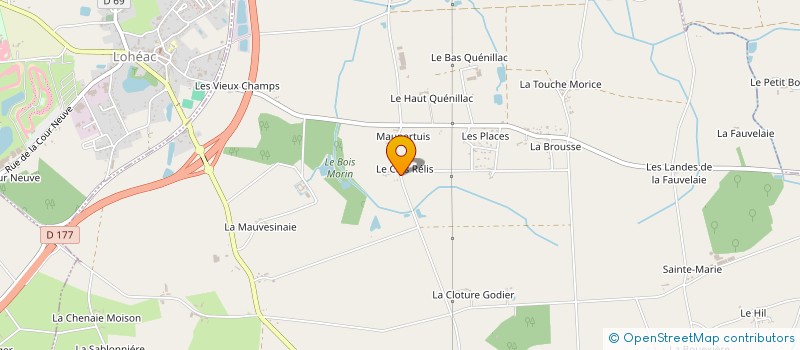 localisation de l'entreprise CEP SSI  GUIPRY-MESSAC