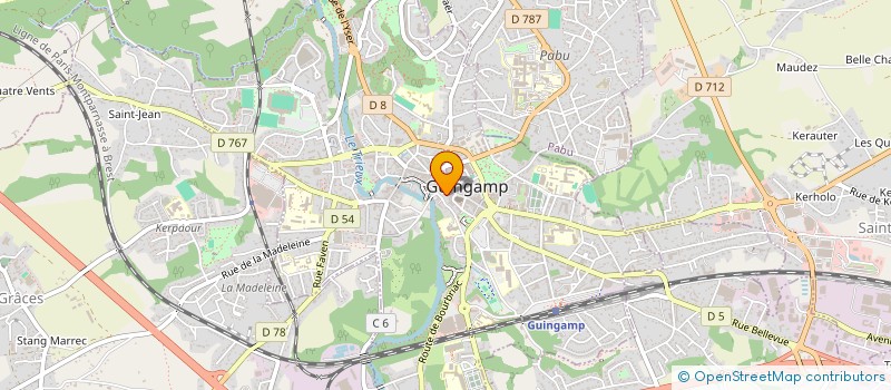 localisation de l'entreprise CEPA à GUINGAMP