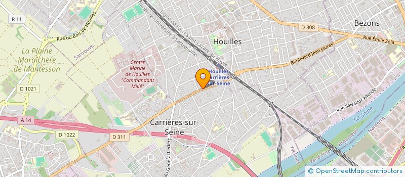 localisation de l'entreprise CEPAAN  HOUILLES