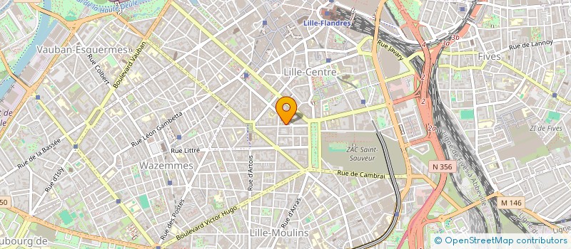 localisation de l'entreprise CEPAB 59  LILLE