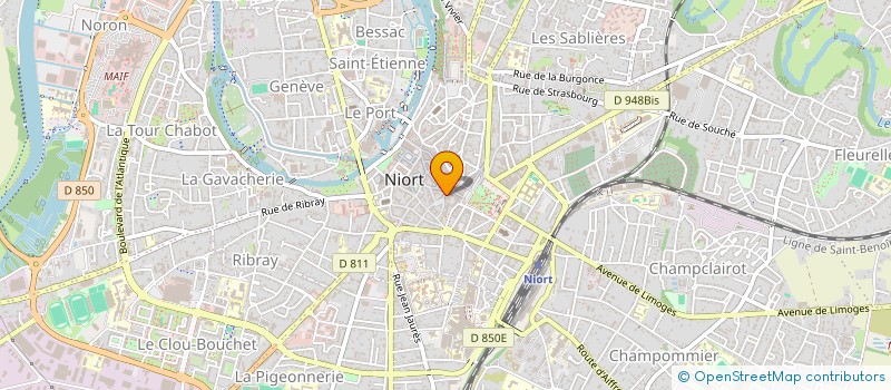 localisation de l'entreprise CEPAC CENTRE ATLANTIC à NIORT