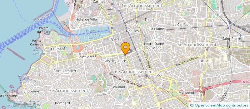 localisation de l'entreprise CEPAC INVESTISSEMENT ET DEVELOPPEMENT à MARSEILLE 6EME