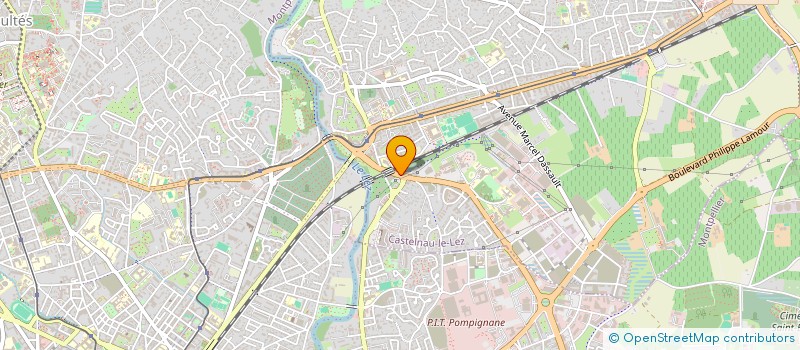 localisation de l'entreprise CEPAGES à CASTELNAU-LE-LEZ