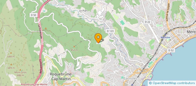 localisation de l'entreprise CEPAGES à ROQUEBRUNE-CAP-MARTIN