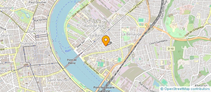 localisation de l'entreprise CEPAGES COMMUNICATION  BORDEAUX