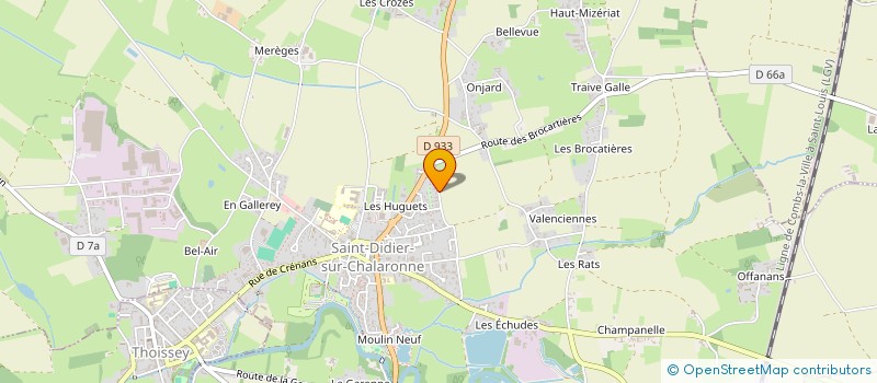 localisation de l'entreprise CEPAGES NOIRS  SAINT-DIDIER-SUR-CHALARONNE