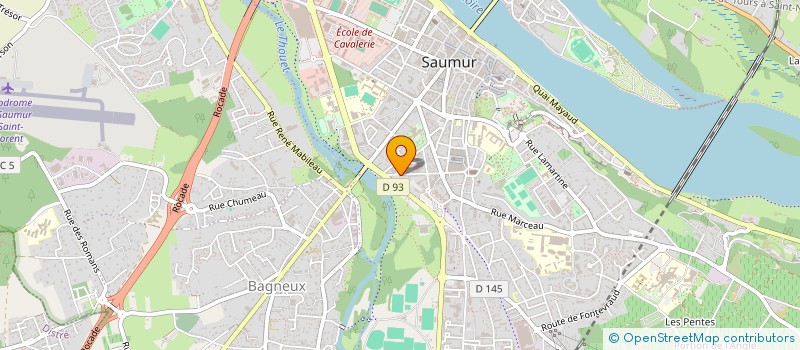 localisation de l'entreprise CEPAGIMMO  SAUMUR