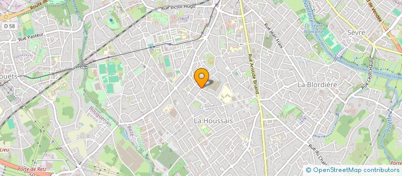 localisation de l'entreprise CEPALHCC HOUSSAIS CHENE CREUX  REZE