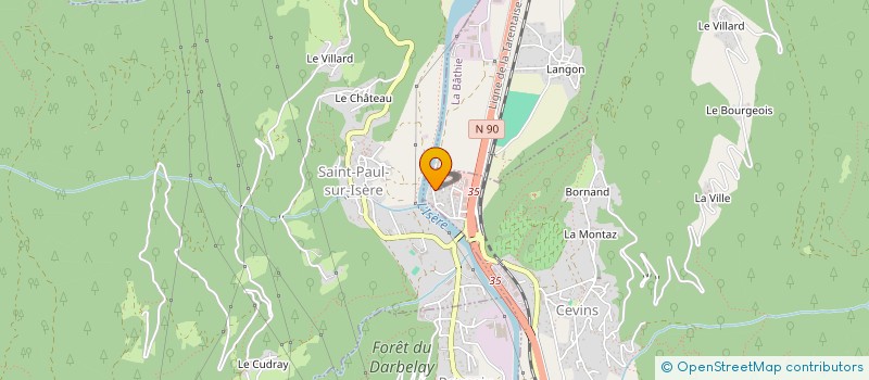 localisation de l'entreprise CEPAM à CEVINS