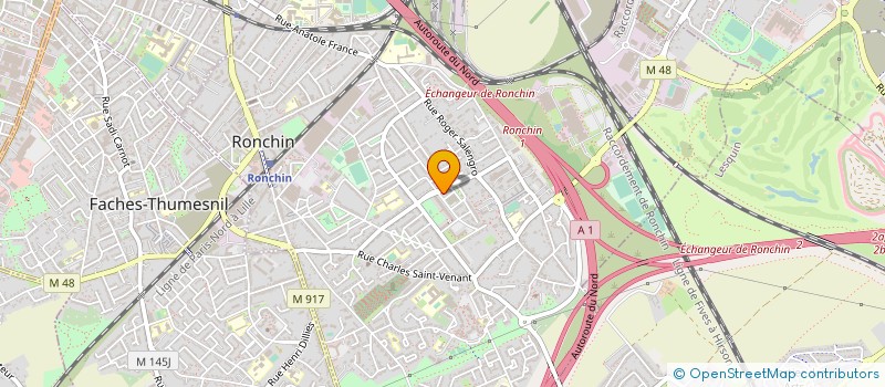localisation de l'entreprise CEPAM à RONCHIN