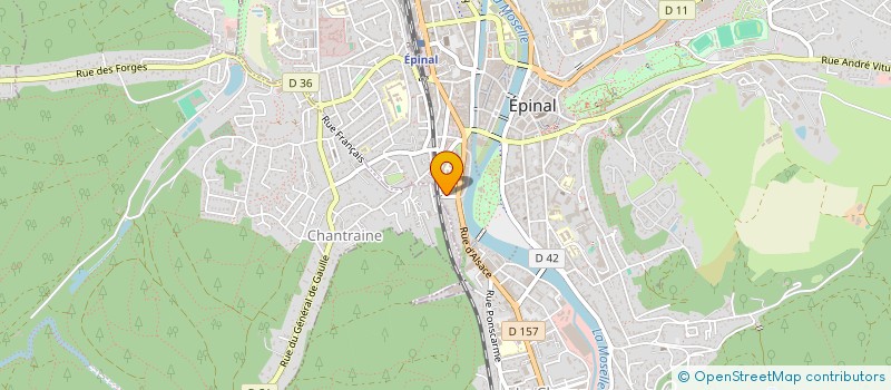 localisation de l'entreprise CEPAMA à EPINAL