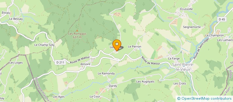 localisation de l'entreprise CEPANOU à SAINT-PIERRE-LE-VIEUX