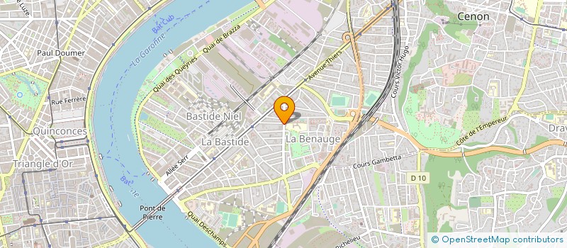 localisation de l'entreprise CEPAREIL  BORDEAUX