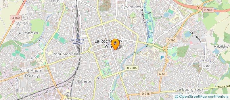 localisation de l'entreprise CEPARESO à LA ROCHE-SUR-YON