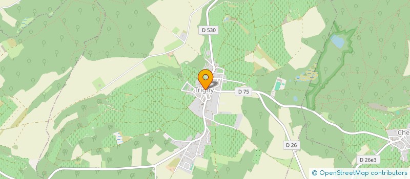 localisation de l'entreprise CEPAVE  TRIGNY