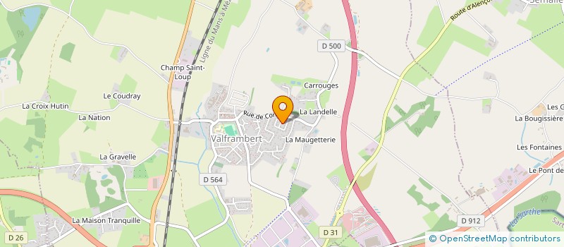 localisation de l'entreprise CEPCOR à HELOUP
