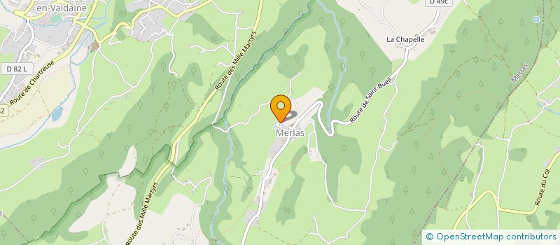 localisation de l'entreprise CEPEA  MERLAS