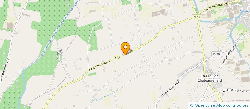 localisation de l'entreprise CEPEAX II à CHATEAURENARD