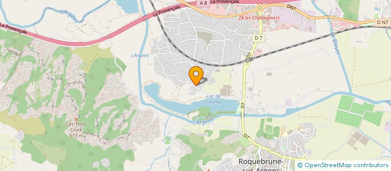 localisation de l'entreprise CEPECE  ROQUEBRUNE-SUR-ARGENS