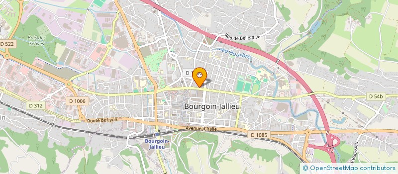 localisation de l'entreprise CEPEM à BOURGOIN-JALLIEU