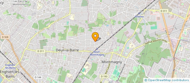 localisation de l'entreprise CEPERIGE  DEUIL-LA-BARRE