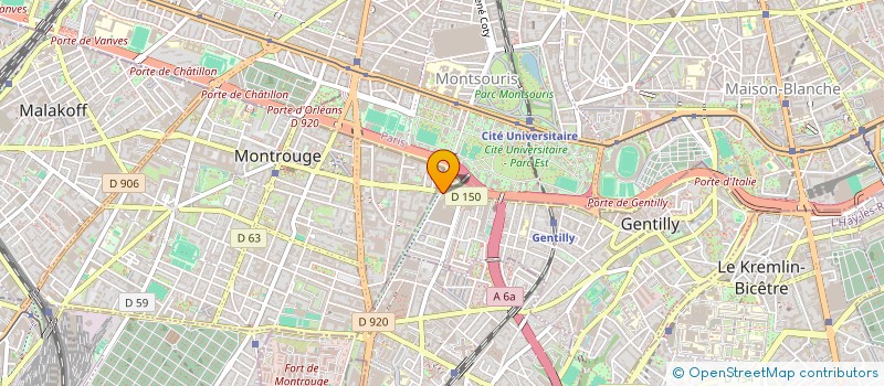 localisation de l'entreprise CEPFMAIF  GENTILLY