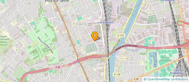 localisation de l'entreprise CEPHAL S à VITRY-SUR-SEINE