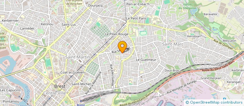 localisation de l'entreprise CEPHALOPODES à BREST