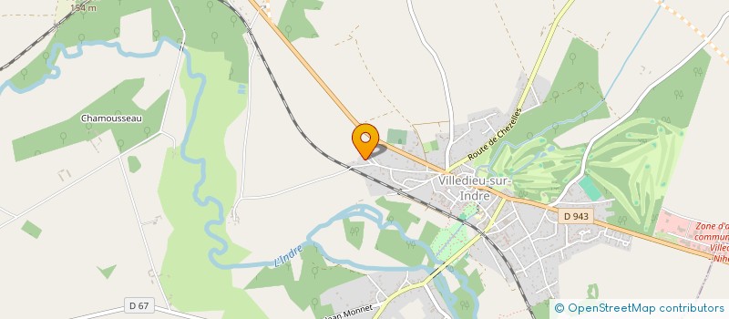 localisation de l'entreprise CEPHALOPROD à VILLEDIEU-SUR-INDRE