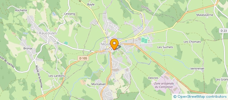 localisation de l'entreprise CEPHAS  MONTFAUCON-EN-VELAY