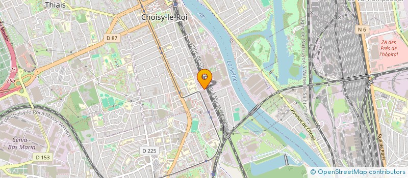 localisation de l'entreprise CEPHAS à CHOISY-LE-ROI