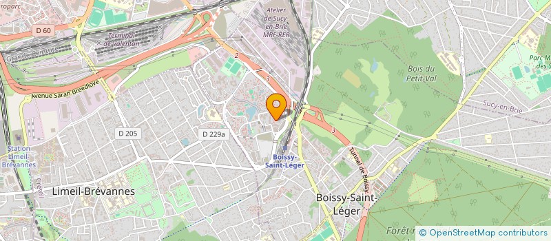localisation de l'entreprise CEPHAS à BOISSY-SAINT-LEGER