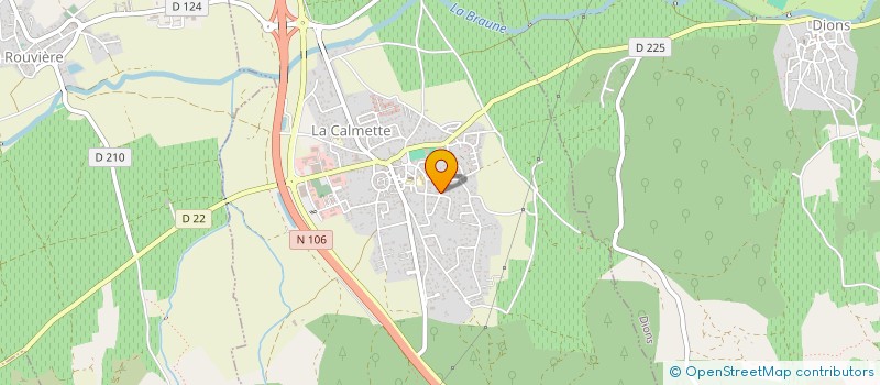 localisation de l'entreprise CEPHEE  LA CALMETTE