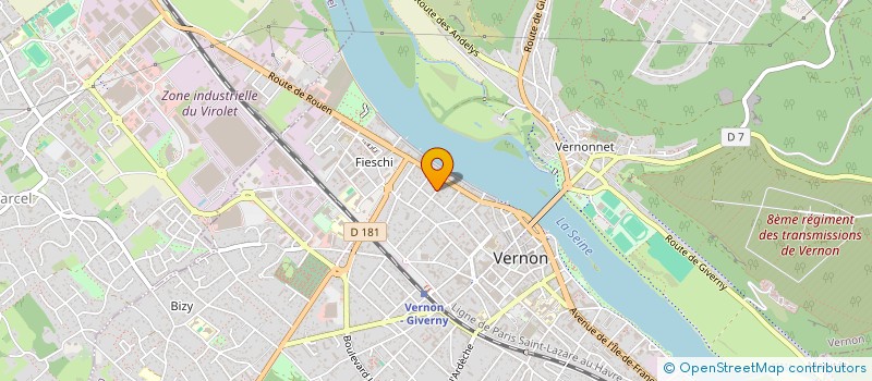 localisation de l'entreprise CEPHEE  VERNON