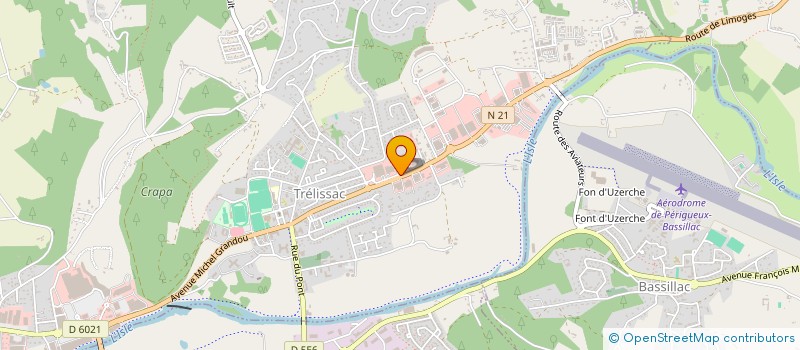 localisation de l'entreprise CEPHIB  TRELISSAC