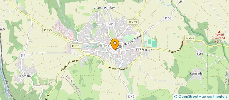 localisation de l'entreprise CEPI  VIC-LE-COMTE