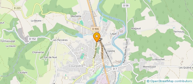 localisation de l'entreprise CEPIA à COURPIERE