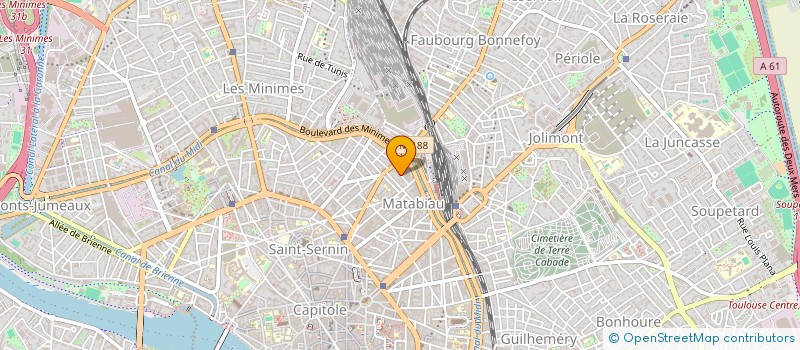 localisation de l'entreprise CEPIA  TOULOUSE