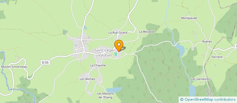 localisation de l'entreprise CEPIA  SAINT-LEGER-VAUBAN