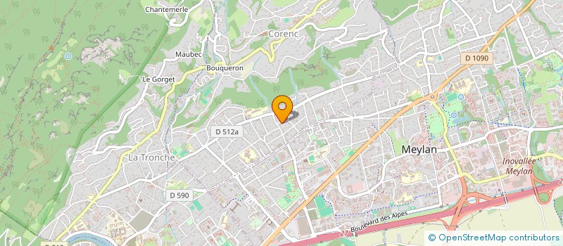 localisation de l'entreprise CEPIA IMMO S.C.I.  CORENC