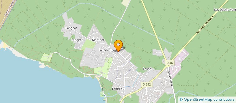 localisation de l'entreprise CEPIDA  SANGUINET