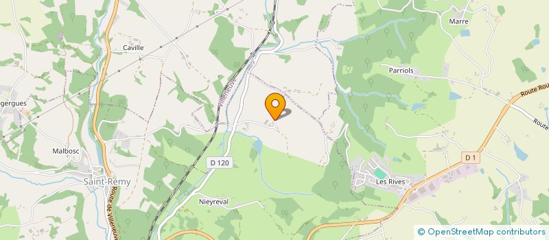 localisation de l'entreprise CEPIERE LM  SAVIGNAC