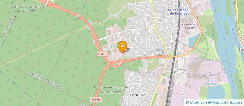 localisation de l'entreprise CEPINVEST  SAINT-ETIENNE-DU-ROUVRAY