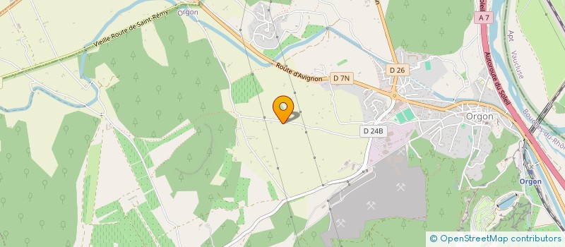 localisation de l'entreprise CEPL BEVILLE à ORGON