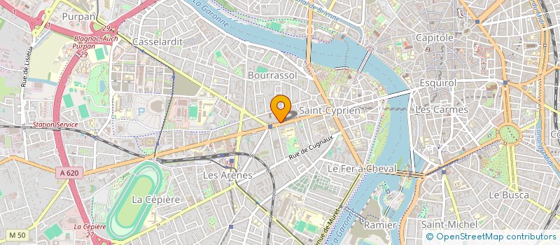 localisation de l'entreprise CEPLM à TOULOUSE